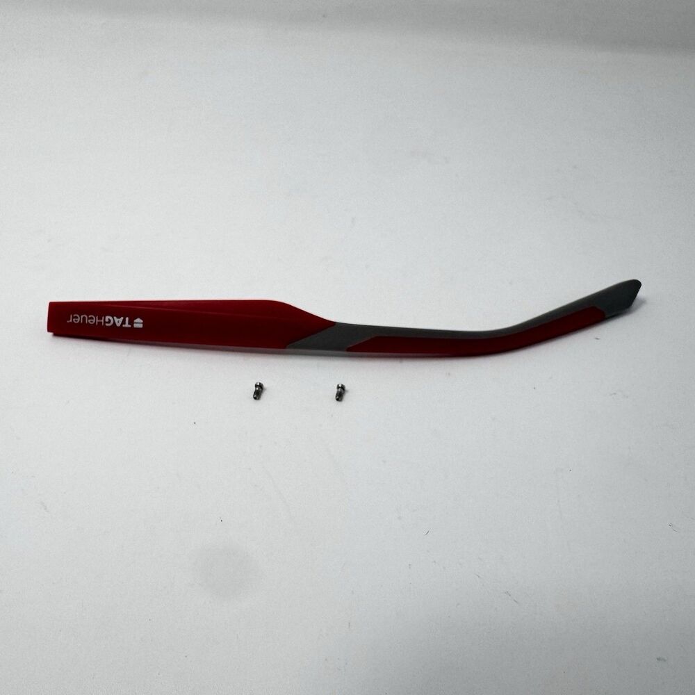 TAG Heuer TH553 004 Right Temple Arm Red Gray 145 Replacement Part